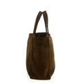 Chanel Brown Suede Handle Logo Tote Bag 4 Series #4752 by Bolt Boutique