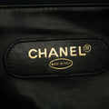 Chanel Calfskin Stitched CC Bicolor 2way Boston Bag Black #2618 by Bolt Boutique