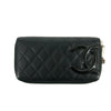 Chanel Cambon CC Black Zip Around Wallet 14 Series #3731