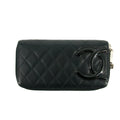 Chanel Cambon CC Black Zip Around Wallet 14 Series #3731 by Bolt Boutique