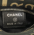 Chanel Canvas Logo Blue Zip Pouch #3710 by Bolt Boutique