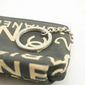 Chanel Canvas Logo Blue Zip Pouch #3710 by Bolt Boutique