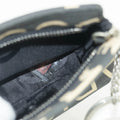 Chanel Canvas Logo Blue Zip Pouch #3710 by Bolt Boutique