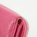 Chanel Caviar Calfshin Leather Pink Trifold Wallet #5342 by Bolt Boutique