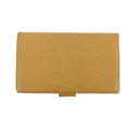 Chanel Caviar Skin Beige Long Bifold Wallet #3837 by Bolt Boutique