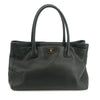 Chanel Caviar Skin Black Executive Tote Bag w/ Pouch 6 Series #2669