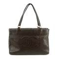 Chanel Caviar Skin Cocomark Brown Shoulder Bag 10 Series #2917 by Bolt Boutique