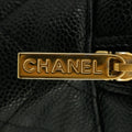 Chanel Caviar Skin Matlasse Caviar Skin Mini Boston Bag 10 Series #2677 by Bolt Boutique