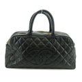 Chanel Caviar Skin Matlasse Caviar Skin Mini Boston Bag 10 Series #2677 by Bolt Boutique
