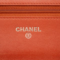 Chanel Caviar Skin Orange Wallet On A Chain Shoulder Bag #3423 by Bolt Boutique