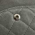 Chanel Caviar Skin Quilted 2.55 Grey Double Flap Shoulder Bag #3983 by Bolt Boutique