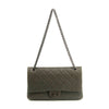 Chanel Caviar Skin Quilted 2.55 Grey Double Flap Shoulder Bag #3983