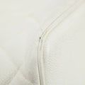 Chanel Caviar Skin Reprint Medallion Tote Bag White 4 Series #3174 by Bolt Boutique