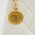 Chanel Caviar Skin Reprint Medallion Tote Bag White 4 Series #3174 by Bolt Boutique