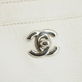 Chanel Caviar Skin White Executive 2-Way Tote Bag -#2698 by Bolt Boutique