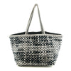 Chanel CC Black and White Terry Cloth Beach Shoulder Bag #5022