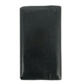 Chanel CC Camelia Flower Black Leather Long Fold Wallet #3014 by Bolt Boutique