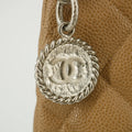 Chanel CC Caviar Quilted Leather Brown Medallion Tote #5755 by Bolt Boutique