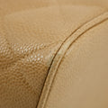 Chanel CC Caviar Quilted Leather Brown Medallion Tote #5755 by Bolt Boutique