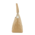 Chanel CC Caviar Quilted Leather Brown Medallion Tote #5755 by Bolt Boutique