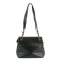 Chanel CC Caviar Skin Black Shoulder Bag 2 Series #2670 by Bolt Boutique