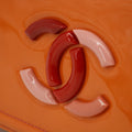 Chanel CC Coco Mark Patent Orange Multicolor Wallet On Chain 13 Series #2622 by Bolt Boutique