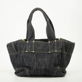Chanel CC Coco Sparking Denim Tote Bag Blue #2539 by Bolt Boutique