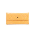 Chanel CC Cocomark Patent Orange Long Wallet #3694 by Bolt Boutique
