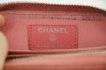 Chanel CC Lambskin Quilted Pink Compact Zip Wallet #3011 by Bolt Boutique