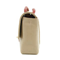 Chanel CC Mark Punching Bicolor Flap Shoulder Bag Beige / Red 6 Series #2674 by Bolt Boutique