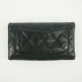 Chanel CC Matelasse Quilted Black Lambskin Wallet #5759 by Bolt Boutique
