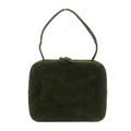 Chanel CC Square Greeen Suede Leather Vanity Bag #5757 by Bolt Boutique