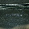 Chanel CC Square Greeen Suede Leather Vanity Bag #5757 by Bolt Boutique