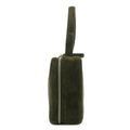 Chanel CC Square Greeen Suede Leather Vanity Bag #5757 by Bolt Boutique