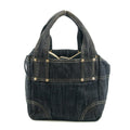 Chanel CC Stitch Denim Tote Bag Small Blue 10 Series #2688 by Bolt Boutique