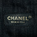 Chanel CC Stitch Denim Tote Bag Small Blue 10 Series #2688 by Bolt Boutique