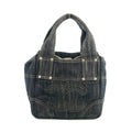 Chanel CC Stitch Denim Tote Bag Small Blue 10 Series #2688 by Bolt Boutique