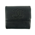 Chanel CC Timeless Black Caviar Compact Wallet #3005 by Bolt Boutique