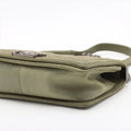 Chanel Celtic Boy 25 Flap Chesterfield Green Gunmetal Shoulder Bag #3745 by Bolt Boutique