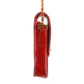 Chanel Chain Phone Case Red Patent Leather Shoulder Bag #3428 by Bolt Boutique