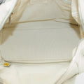 Chanel Chevron V Stitch Ivory Mini Boston Bag 10 Series #2711 by Bolt Boutique