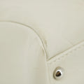 Chanel Chevron V Stitch Ivory Mini Boston Bag 10 Series #2711 by Bolt Boutique