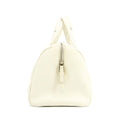Chanel Chevron V Stitch Ivory Mini Boston Bag 10 Series #2711 by Bolt Boutique