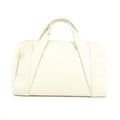 Chanel Chevron V Stitch Ivory Mini Boston Bag 10 Series #2711 by Bolt Boutique
