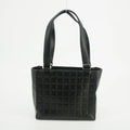 Chanel Chocolate Bar Black Lambskin Tote Bag 2 Series #2939 by Bolt Boutique