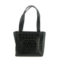 Chanel Chocolate Bar Black Lambskin Tote Bag 2 Series #2939 by Bolt Boutique