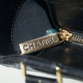 Chanel Chocolate Bar Black Lambskin Tote Bag 2 Series #2939 by Bolt Boutique