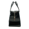 Chanel Chocolate Bar Black Patent Bowling Bag #2710 by Bolt Boutique
