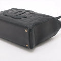 Chanel Chocolate Bar CC Lambskin Shoulder Bag Black Gold Metal Fittings 6 Series #2895 by Bolt Boutique