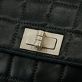 Chanel Chocolate Bar Flap Mademoiselle Black Shoulder Bag 6 Series #2705 by Bolt Boutique